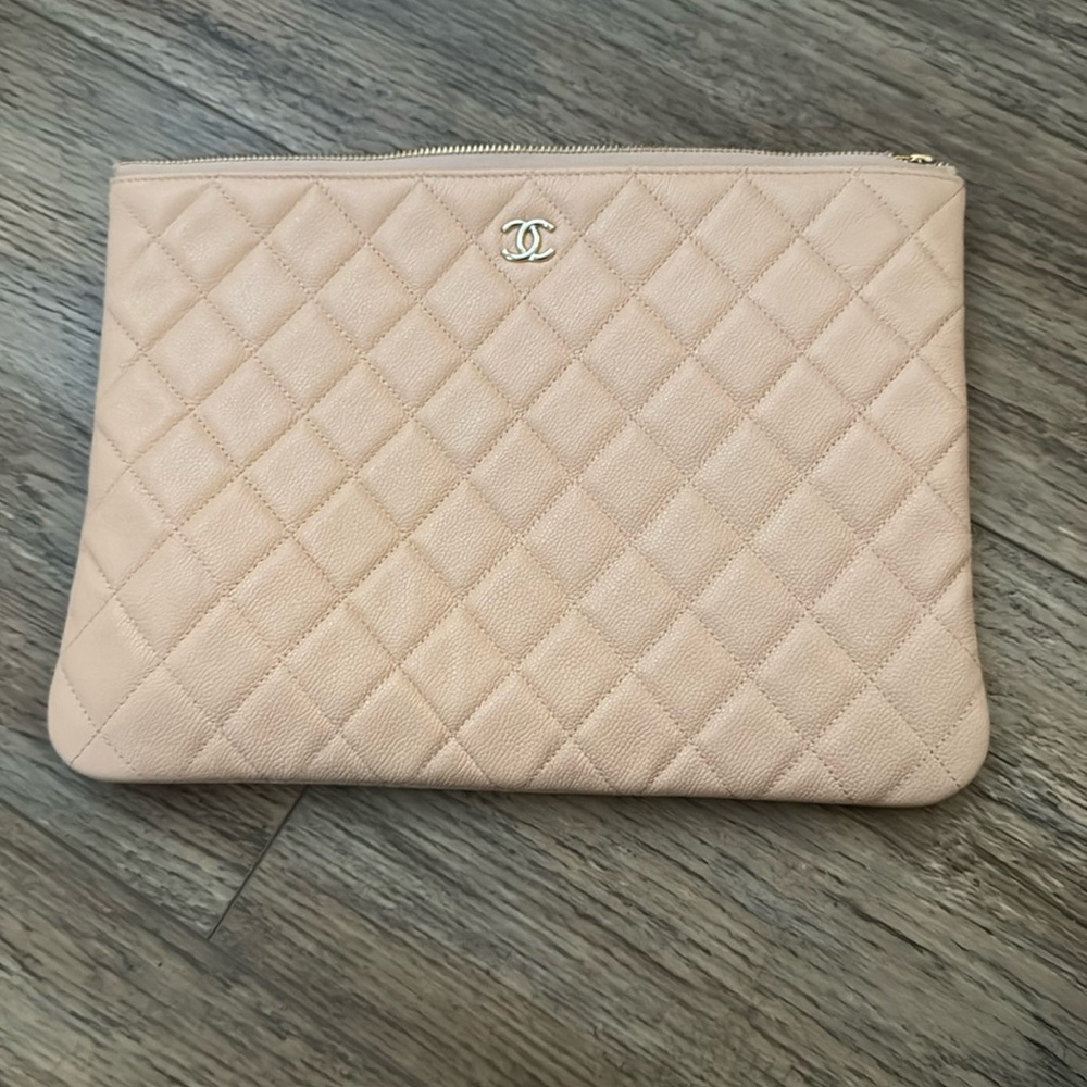 Authentic CHANEL Quilted Clutch